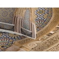 thumbnail image 3 of Ambesonne Moroccan Quilted Coverlet 3 Pcs, Rabat Hassan Tower, King Size, Apricot Pale Brown, 3 of 4