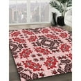thumbnail image 2 of Ahgly Company Indoor Rectangle Patterned Deep Rose Pink Area Rugs, 5' x 7', 2 of 6