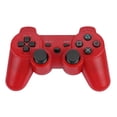thumbnail image 1 of ATTOE Manette de Jeu Sans Fil Bluetooth, Contrôleur de Jeu, Poignée de Jeu Complète pour PS3 (Rouge) - 3283, 1 of 5