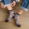 thumbnail image 3 of Pofeuu Rose Flowers Print 30cm Socks, Adult Running Hiking Socks for Youth and Adult, 3 of 7