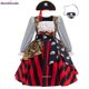 thumbnail image 3 of Disfraz de capitán pirata caribeño para niños y niñas, fiesta de disfraces de carnaval, ropa de cosplay, 2024, 3 of 5