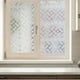 thumbnail image 3 of Película decorativa para ventana de privacidad sin pegamento, cubierta de vidrio para baño, 17,7 ''X 39,3''/45 cm X 100 cm (rejilla esmerilada) Namotu HMYH201, 3 of 7