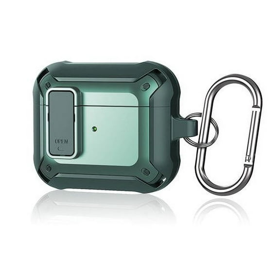 For Apple Airpod 3 Rugged 360 Protection Case in Green