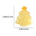 thumbnail image 3 of CASAFUN 10Pcs Luminous Resin Plant Figurines Mini Luminous Christmas Tree Xmas Tree Statue Christmas Tree Models Ornaments for Christmas Decoration, 3 of 6