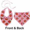 thumbnail image 3 of 2Pcs Crochet Bandana Head Kerchief Knitted Hair Scarves Crochet Hair Kerchief Tie Bcak Headwrap Floral, 3 of 8