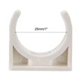 thumbnail image 4 of Unique Bargains PVC Water Supply Pipe Clamp Clips Fittings 25mm Inner Dia 20 Pcs, 4 of 4