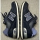 thumbnail image 2 of New Balance 574 Men's 12 Navy Suede/Textile Athletic Sneakers Shoes ML574NNV, 2 of 6