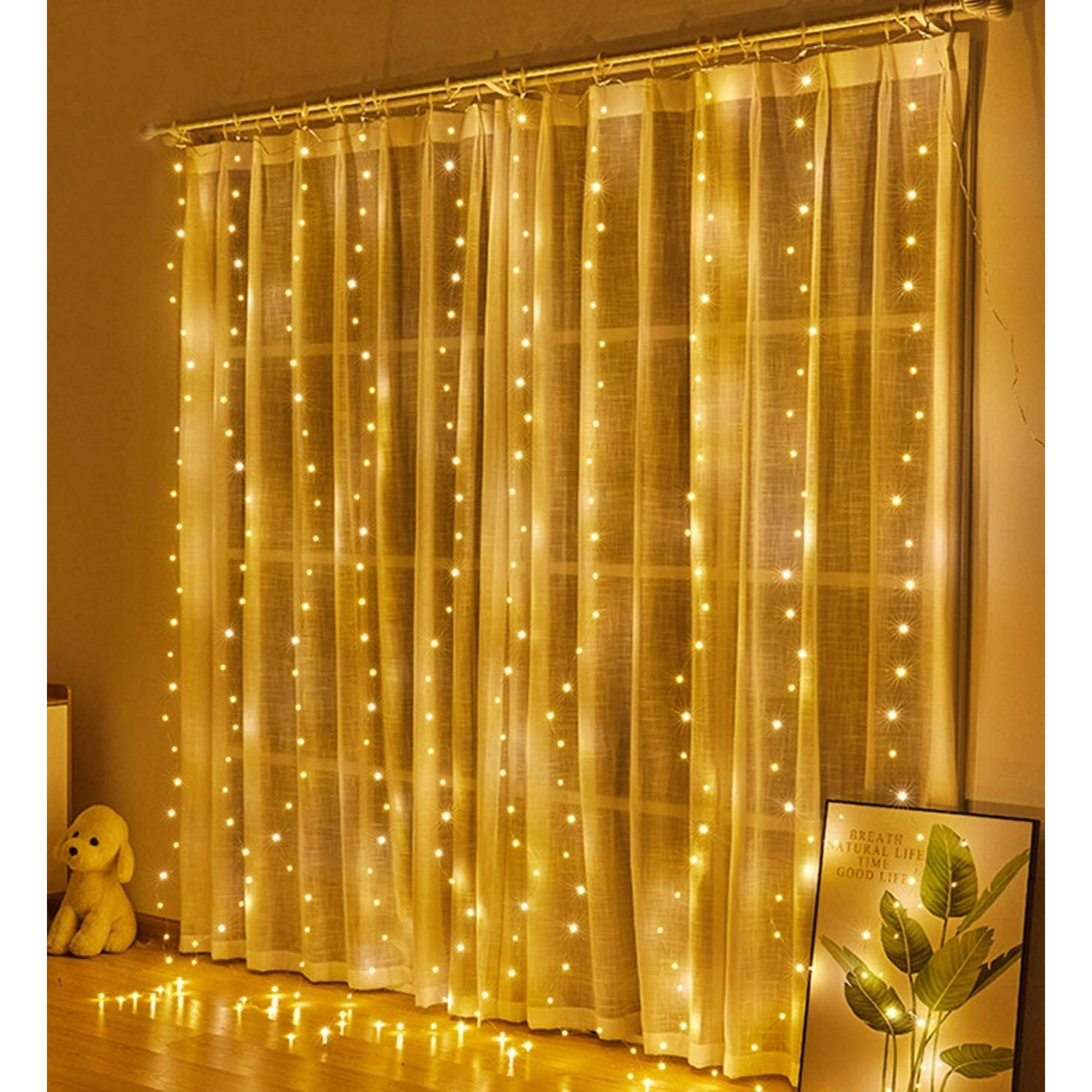 Led Curtain String Light Hanging Fairy Lights For Bedroom Indoor