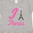 thumbnail image 4 of Inktastic I Love Paris Eiffel Tower Girls Toddler Dress, 4 of 5