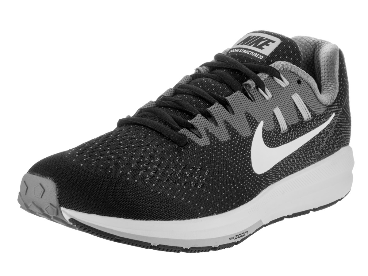 Nike Nike Men's Air Zoom Structure 20 Black/White/Cool Grey Running