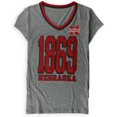 thumbnail image 1 of Camiseta gráfica Justice Girls Nebraska Cornhuskers, gris, 12, 1 of 2