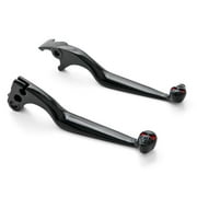 Black Clutch + Brake Skeleton Skull Hand Levers Compatible with 1998-2012 Honda Shadow 750 (all models)