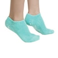 thumbnail image 2 of Women's Terry Gel-Lined Moisturizing Booties - One Size - Infused With Essential Oils - Socks - Blue, 2 of 2