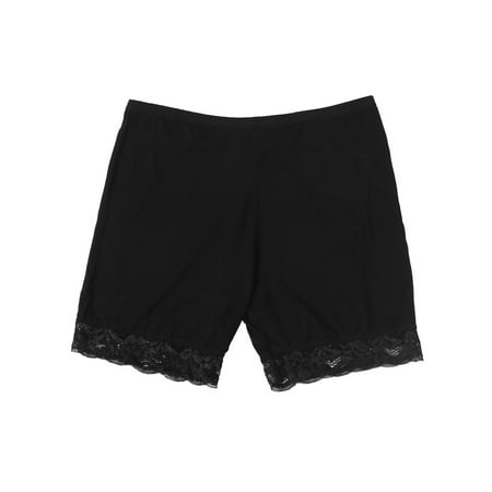 Unique Bargains - Women Lace Brim Elastic Waist Safety Panties Boyshort ...
