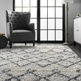 thumbnail image 3 of nuLOOM Tapis de Course à Shag de Transition Roseanne, 2' 6" x 8', Ivoire, 3 of 4