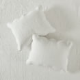 thumbnail image 5 of Madison Park Full/Queen Reversible Quilt Set 3-Piece Classic Stitch Design Summer Lightweight Coverlet Set with Scalloped Edge, White, 5 of 12