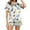 Beige, variant on HNMKIU Ladies Easter Pajamas Set Fashion Casual 3D Digital Print Short Pajamas Pantsuit Spring Pajamas For Women Cute Holiday Sleepwear Plus Size Pajamas Grey,XXL