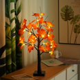 thumbnail image 1 of 1pc 23.62inch USB Plug-in LED Maple Leaf Lamp, Birch Tree Lamp, Room Decoration Lamp, Indoor Holiday Decoration Simulation Tree Lamp, 1 of 4