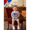 thumbnail image 5 of AceBaby 4th of July Outfits for Toddler Boys,0-3Y,95% Cotton 250th Anniversary 2Pcs Shorts Set, 5 of 9