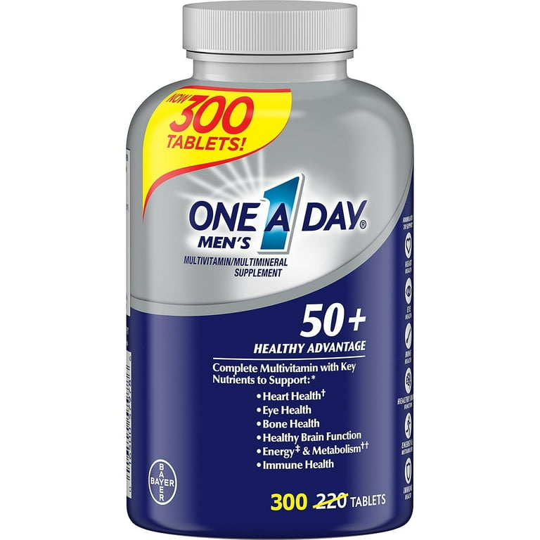 One A Day Men's 50+ Healthy Advantage Multivitamin 300 ct