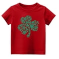 thumbnail image 2 of FASHOFT St Patricks Day T Shirt for Girls Boys Irish Funny Graphic Tees Crew Neck Short Sleeve Top Casual Kids Shirts Red, 2 of 5