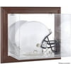 NFL Brown Framed Wall-Mountable Helmet Logo Display Case