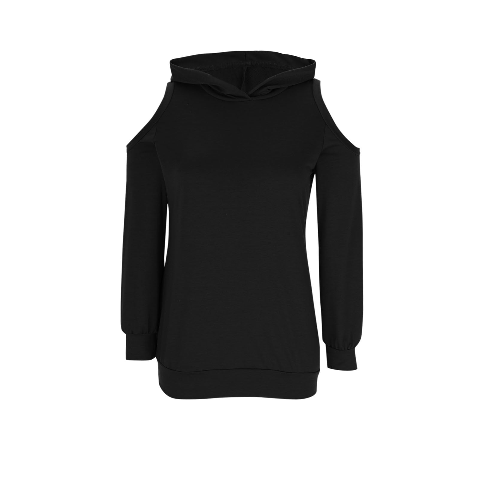 BSDJILFG Cold Shoulder Sweaters for Women Bell Sleeve Knitting Cotton Top High Neck Backless Soft Cozy Loose Blouses