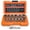 14PCS -B, variant on Screw Extractor and Reverse Drill Bit Set, Easy Out Broken Bolt Extractor Kit with Cobalt HSS Drill Bits for Removing Stripped Screws