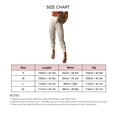thumbnail image 3 of Pantalones de chándal de satén para mujer, cintura alta elástica, múltiples bolsillos, pantalones tobilleros cónicos informales, 3 of 8