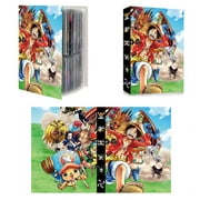 240pcs Card Album Book Naruto Dragon Ball Goku Vegeta ONE PIECE Luffy Zoro Map Letter Holder Binder Card Notebook Collection Toy