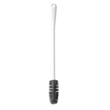

Gerich Silicone Long Handle Cleaner Bottle Water Feeder Cleaning Brush Washing Tool White 1 Pcs