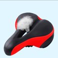 thumbnail image 2 of Soidarity Sillín de bicicleta reflectante a prueba de golpes asiento de bicicleta bicicleta de montaña ciclismo funda de asiento cojín Ciclismo negro rojo Soidarity HW4563-02B, 2 of 6