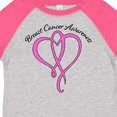 thumbnail image 4 of Inktastic Breast Cancer Awareness with Pink Ribbon Heart Boys or Girls Toddler T-Shirt, 4 of 5