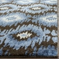 thumbnail image 3 of SAFAVIEH Retro Allen Abstract Area Rug, Dark Brown/Blue, 8' x 10', 3 of 8