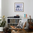 thumbnail image 4 of Art.com Elephant Crossing Art Print by Nancy Tillman, Brown Frame Wall Art, 29" x 29", 4 of 5