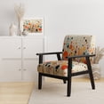 thumbnail image 2 of Designart "Mid Century Polka Dots" Upholstered Mid-Century Modern Accent Chair and Mid-century Arm Chair - Multiple Color & Pattern, 2 of 7