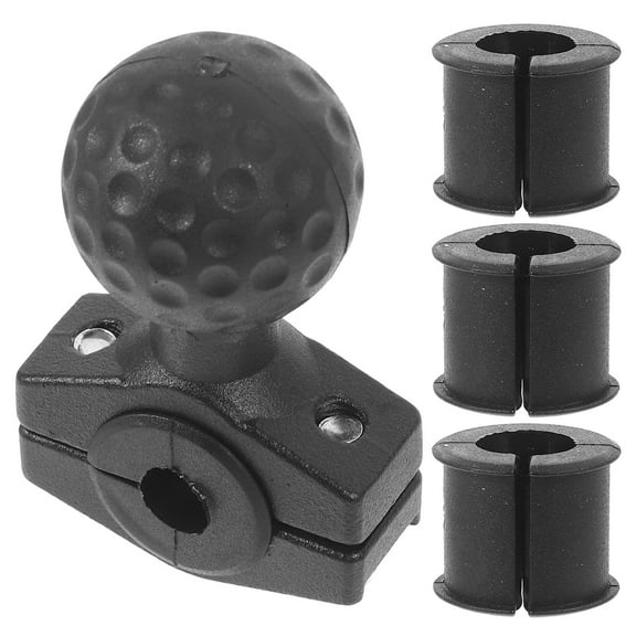Raindrops Motorcycle Mirror Mount Black Zinc Alloy Rust Resistance 1 Set