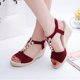 thumbnail image 5 of Amzcrzy Zapatos de mujer,Zapatos de mujer,Zapatillas de mujer, Sandalias romanas informales con cuña y cuentas para mujer Sandalias Mujer Zapatillas De Casa, 5 of 5