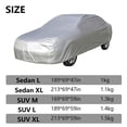 thumbnail image 2 of WSYW Full Car Cover Waterproof All Weather Sedan SUV Protection Snow Dust Resistant for SUV M, 2 of 6