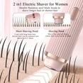 thumbnail image 3 of Electric Razor for Women Female Body Epilator Painless Mustache And Facial Hair Trimmer Leg Bikini Face Hair Remover, 3 of 7