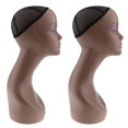 thumbnail image 1 of 2 Paquetes de Pelucas de Busto de Cabeza de Maniquí Femenino Realista Baoblaze, 1 of 8
