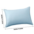 thumbnail image 3 of Waterproof Outdoor Rectangle Pillow Cover | Weather Resistant Cushion Protector | Solid Color Backrest Pillow Cover for Patio, Garden, Pool Furniture, 3 of 9