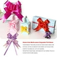 thumbnail image 3 of Guardoinrt 10 Pack Bow Pull Decor Multi-colors Festive Packing Hand-Pulled Flower Gold Light Purple 1Set, 3 of 6