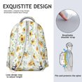 thumbnail image 5 of Sunflower and Butterfly Design School Backpack for Students Durable and Adjustable Strap Backpack with Artistic Yellow Floral Pattern, 5 of 5