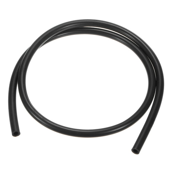 1 Pack 1 Meter Silicone Tubing, 6x10mm(IDxOD) Silicone Rubber Tube Flexible Hose Black