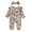 Beige, variant on Toddler Kid Jumpsuit Pants Clothes Toddler Long-sleeve Jumpsuit For Baby Boys Girls Full Printed Romper Clothing Summer Jumpsuit For Girls Boys