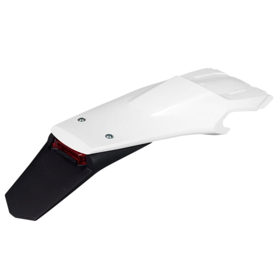 UFO White Plastic Rear Fender w/Light (HU03398040)