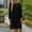 Black, variant on Gspmoly Dresses for Women Plus Size, Women Round Neck Long Sleeved Pleated Solid Linen Loose Fitting Dress Evening Dresses for Women Deals