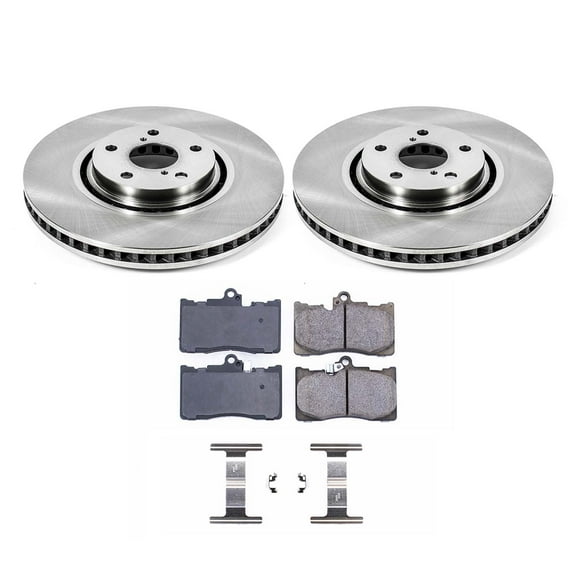 Ultimate Brakes Front Ceramic Brake Pad and Rotor Kit with Hardware WM80183