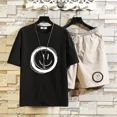 thumbnail image 3 of Ropa de hombre Conjuntos de pantalones cortos blancos Chándal gráfico Ropa deportiva Trajes deportivos Camiseta de jogging Top de nailon para hombre Marcas originales con estilo, 3 of 5